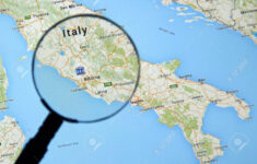 Montreal, Canada - February, 2016 - Italy And Rome On Google Maps intended for Google Map Of Rome Italy