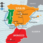 Morocco & Spain W/ Portugal – Fun For Less Tours Intended For Map Of Morocco Spain And Portugal