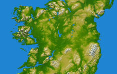 Mountains In Ireland Map – Ireland Mountain Ranges Map (Northern for Map of Mountains In Northern Ireland