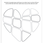 My Heart Map Worksheet For Kindergarten – 2Nd Grade With Regard To Free Printable Heart Map Template