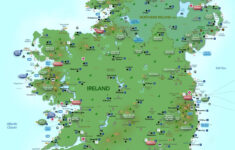 Mytouristmaps – Interactive Travel And Tourist Map Of Ireland regarding Map of Northern Ireland Tourist Attractions