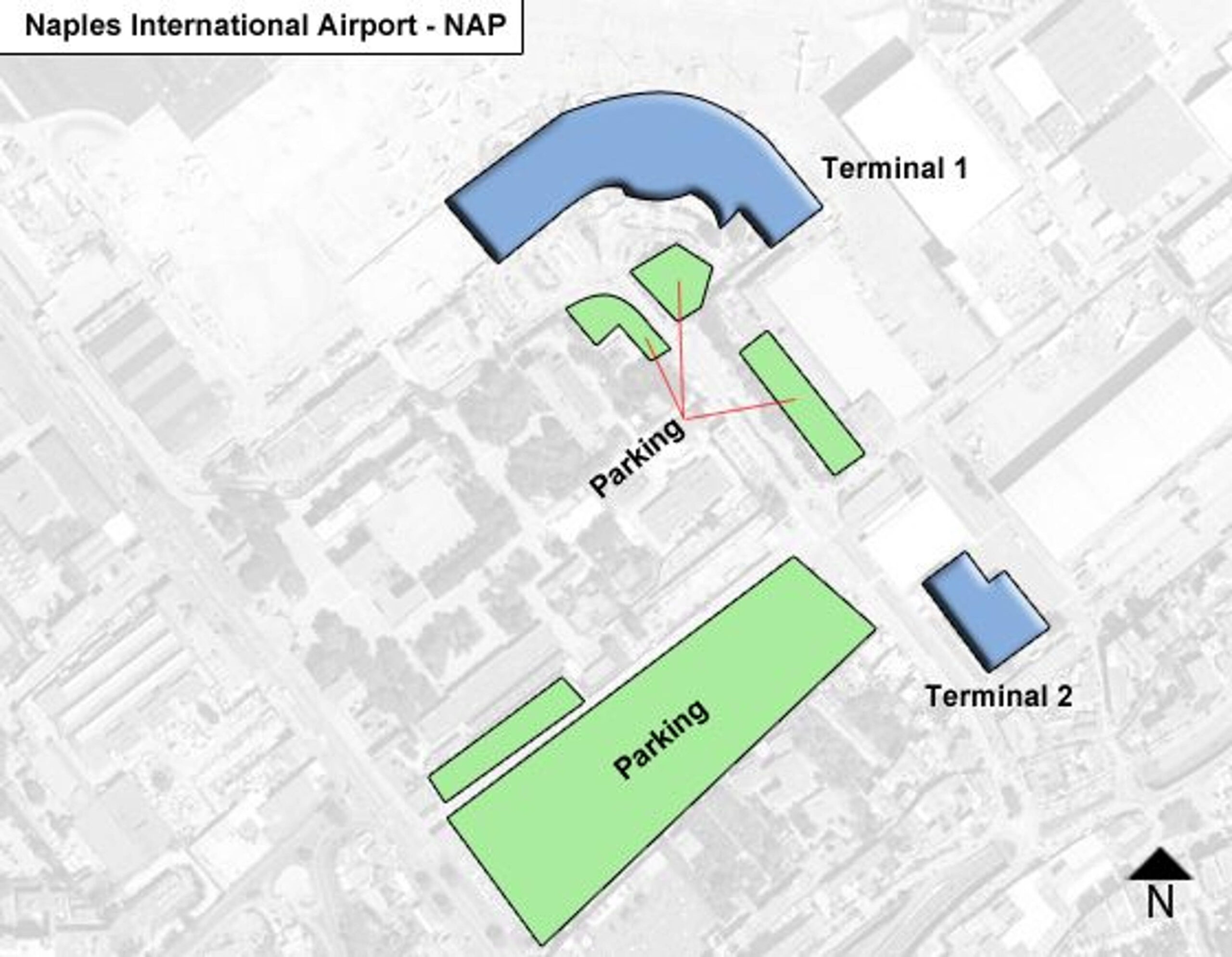 Naples Airport Map: Guide To Nap&amp;#039;S Terminals regarding Map of Naples International Airport Italy
