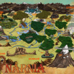 Narnia: Stadtplan Von Narnia (Digitaler Download) Regarding Narnia Map Download