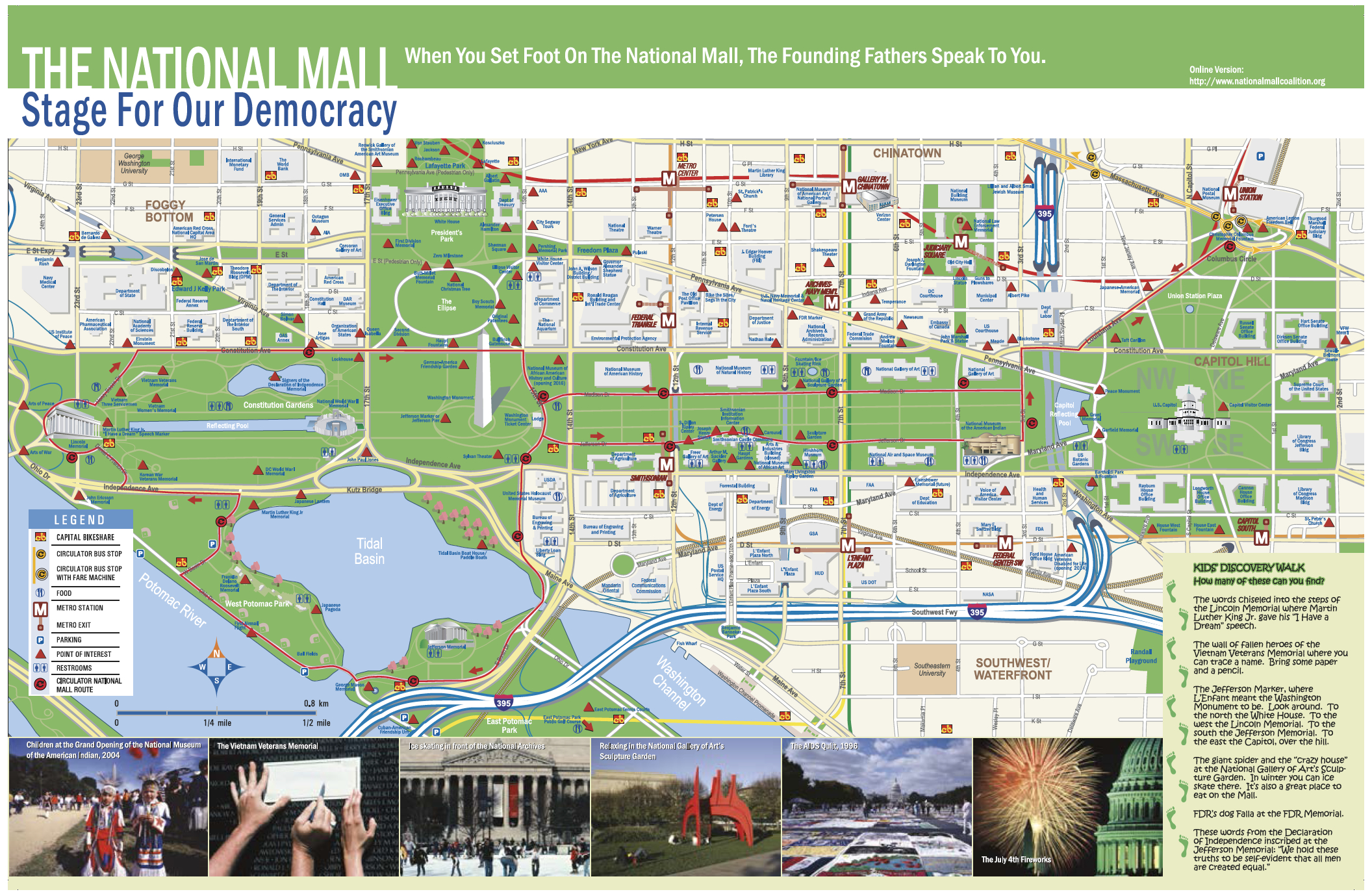 National Mall Maps &amp;amp; Guides | National Mall Coalition with regard to Map National Mall Washington Dc Printable