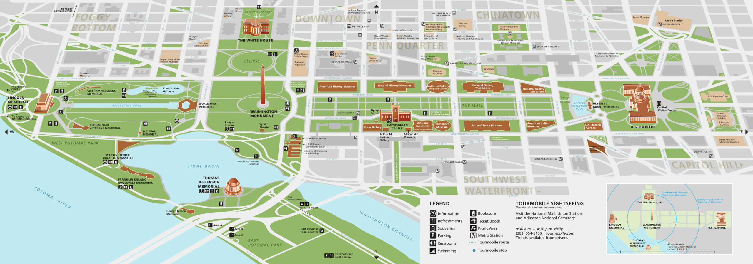National Mall Maps | Npmaps: Free National Park Maps with Map National Mall Washington Dc Printable