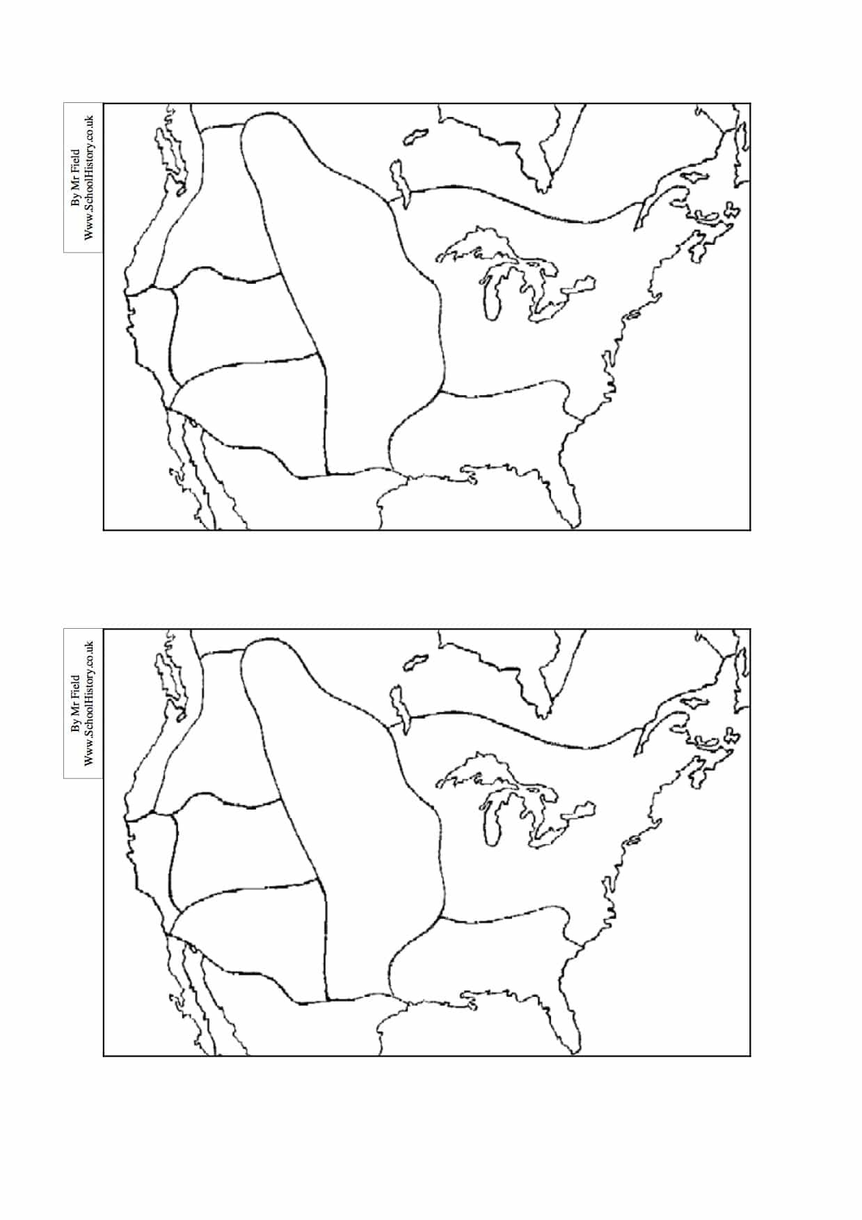 Native American Maps - Blank Map Worksheet - Worksheets Library with Free Printable Native American Regions Map Worksheet