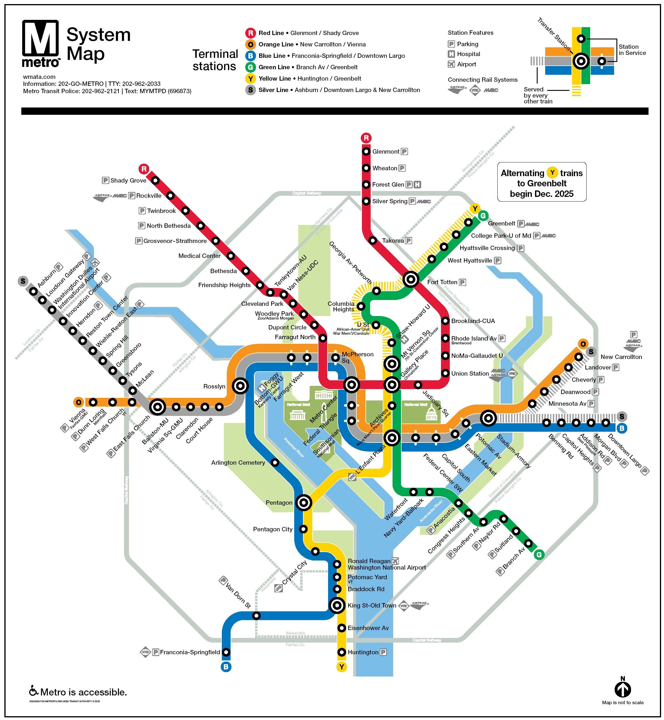Navigating Washington, Dc&amp;#039;S Metro System | Metro Map &amp;amp; More within Printable Map of Washington Dc Metro