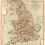 New And Improved Map Of England And Wales : Including The Inside Detailed Map Of England And Scotland
