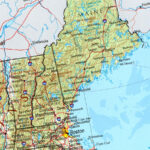 New England Reference Map Intended For New England Road Map Printable