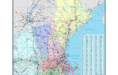 New England Regional Wall Map With Multi-Color Statesmapshop throughout New England Road Map Printable