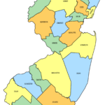 New Jersey County Map (Printable State Map With County Lines Throughout Free Printable Map Of New Jersey