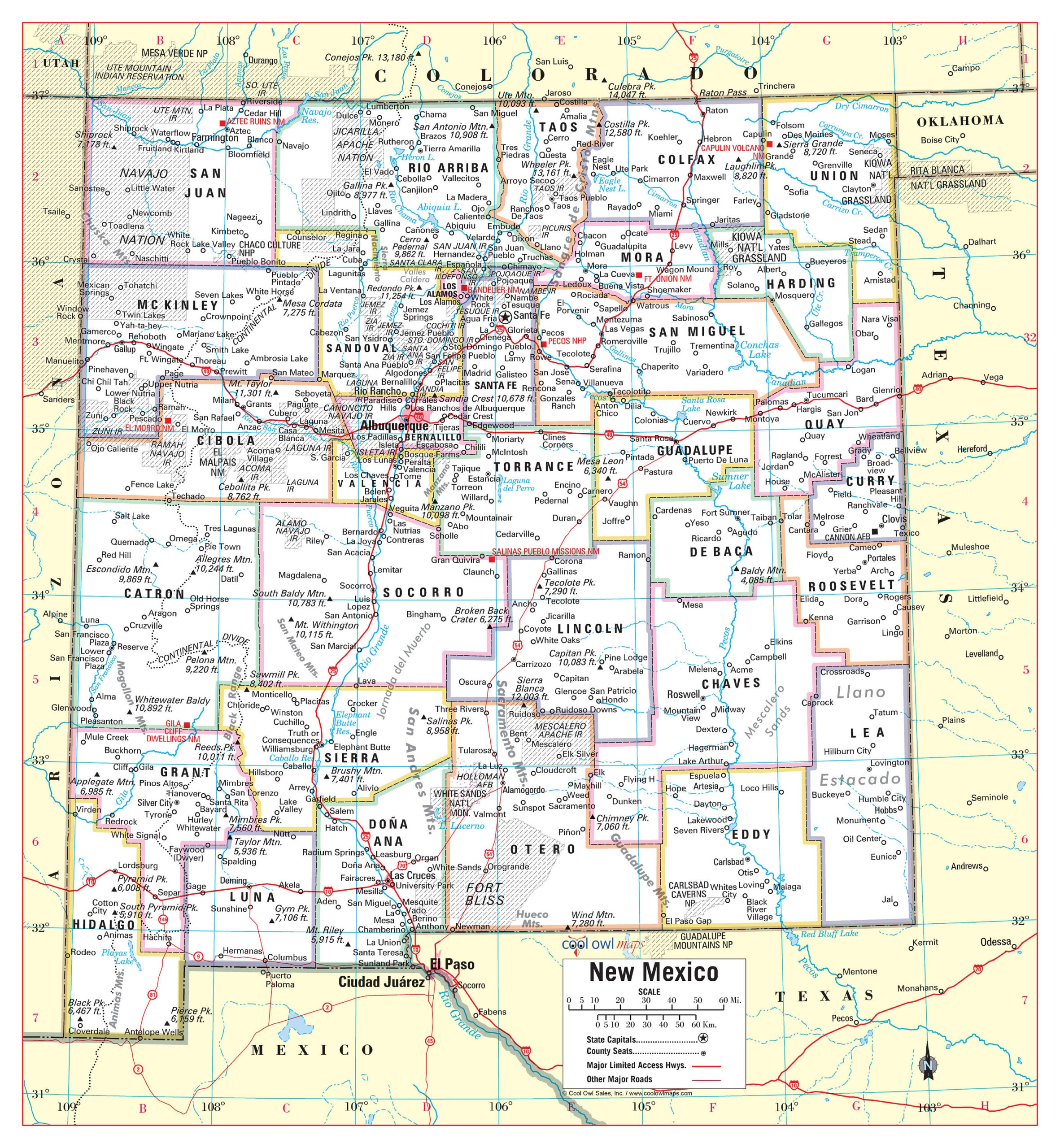 new mexico state wall map large print poster 24wx26h etsy pertaining to large printable map of new mexico scaled New Mexico State Wall Map Large Print Poster - 24"Wx26"H - Etsy pertaining to Large Printable Map Of New Mexico