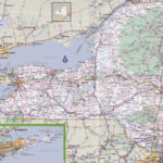 New York Road Map   Ontheworldmap Throughout Free Printable Map Of New York State