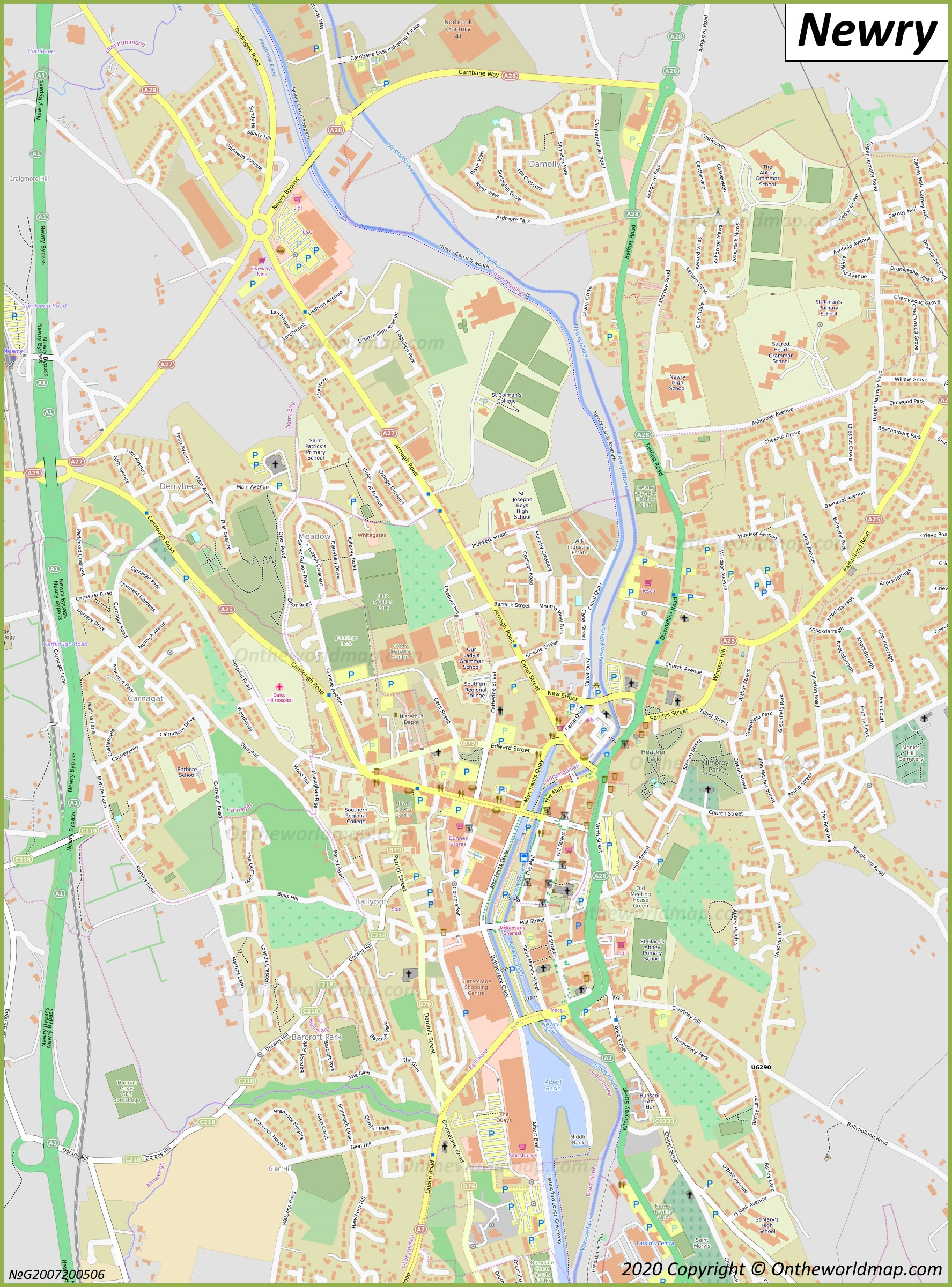 Newry Maps | Uk | Discover Newry With Detailed Maps for Map Of Newry Northern Ireland