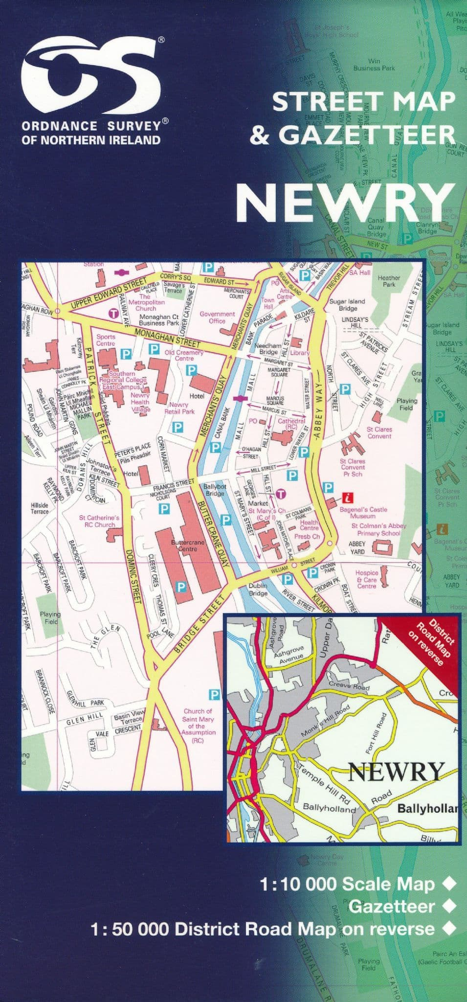Newry Street Map - Ordnance Survey Northern Ireland intended for Map of Newry Northern Ireland