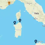 Nice To Italy Ferries   Book With Netferry In Map Of Nice France And Italy