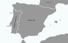 No Borders: The Simple And Fast Union Between Two Countries inside Simple Map of Spain and Portugal