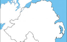 Nordirland, Karte, Kontur – Leere Karte Von Nordirland (Northern regarding Blank Map of Northern Ireland