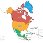 North America Labeled Map | Labeled Maps Regarding Labeled Map Of North America Printable