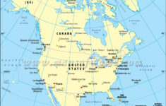 North America Latitude And Longitude Map - Geographic Coordinates in United States Map With Latitude And Longitude Printable