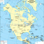 North America Latitude And Longitude Map   Geographic Coordinates Intended For Map Of Western Hemisphere With Latitude And Longitude