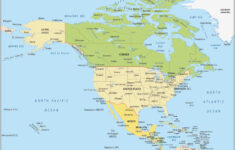 North America Map - Countries And Cities - Gis Geography pertaining to Labeled Map of North America Printable