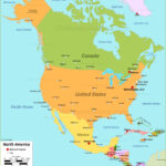 North America Map | Countries Of North America | Maps Of North America Throughout Map Of North America Printable Free