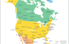 North America Map With Capitals – Template | How To Draw A Map Of in Printable Map of North America and South America