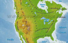 North America Physical Map – Freeworldmaps with North and South America Physical Map