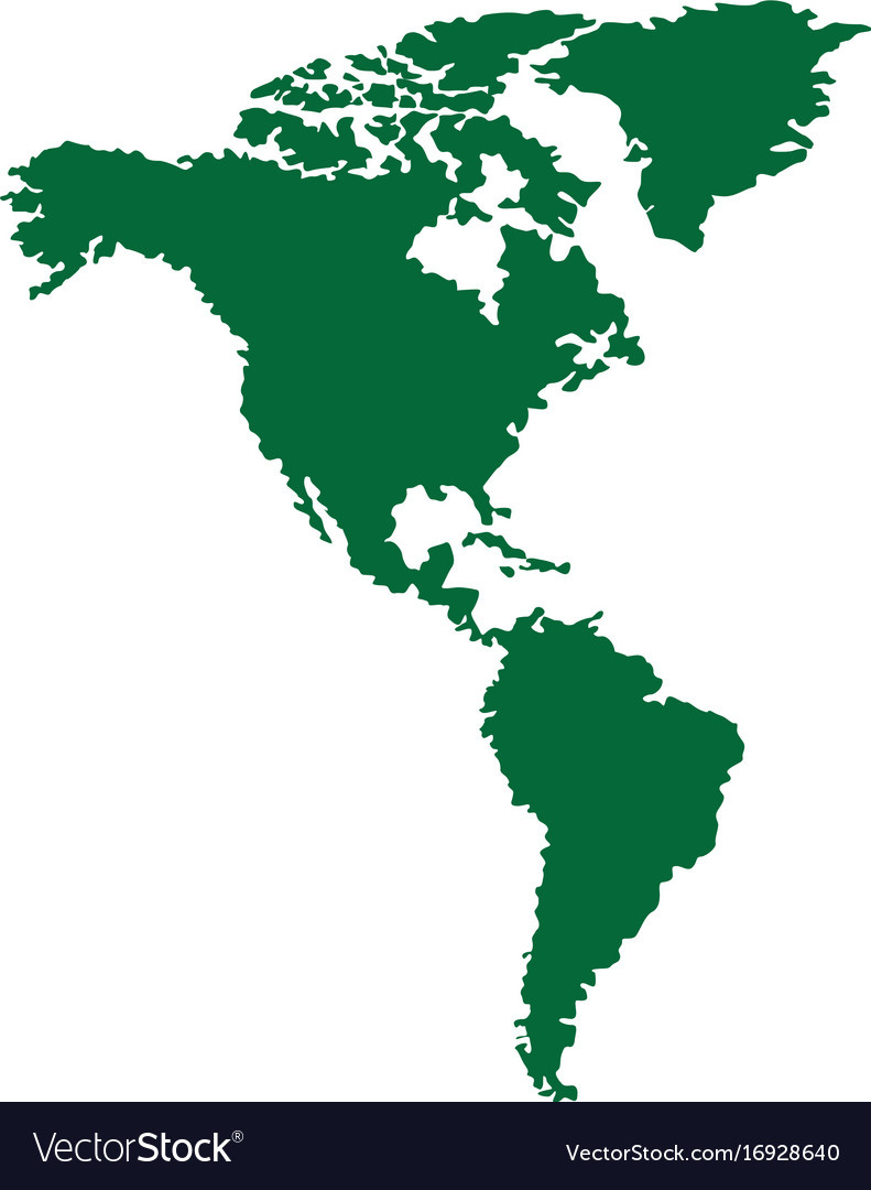North And South America Map Background Royalty Free Vector regarding Free Map of North and South America
