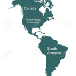 North And South America Map Royalty Free Svg, Cliparts, Vectors With Regard To North America And South America Map With States