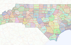 North Carolina County Map – Shown On Google Maps intended for Printable Nc County Map with Cities