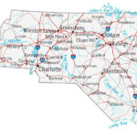 North Carolina Map   Cities And Roads   Gis Geography Throughout Free Printable Map Of North Carolina