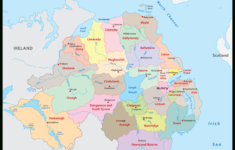 Northern Ireland Maps &amp; Facts - World Atlas inside Map of Northern Ireland Towns and Cities