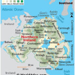 Northern Ireland Maps & Facts   World Atlas Intended For Map Of River Bann Northern Ireland