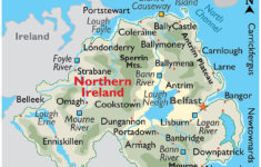 Northern Ireland Maps & Facts – World Atlas with Map of North Coast Northern Ireland