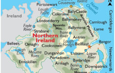 Northern Ireland Maps &amp; Facts - World Atlas within Map of Northern Ireland Coastline