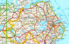 Northern Ireland Road Map - Ontheworldmap regarding Driving Map Of Northern Ireland