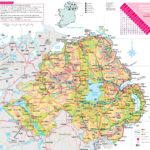 Northern Ireland Tourist Map   Northern Ireland Attractions Map Regarding Tourist Map Of Northern Ireland With Towns