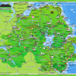 Northern Ireland Tourist Map   Ontheworldmap Inside Tourist Map Of Northern Ireland With Towns