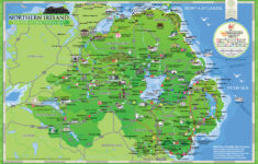 Northern Ireland Visitor Map Guide - Pretty Useful Map Co. in Map of North Coast Northern Ireland
