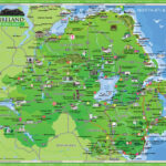 Northern Ireland Visitor Map Guide   Pretty Useful Map Co. Regarding Detailed Map Of Northern Ireland