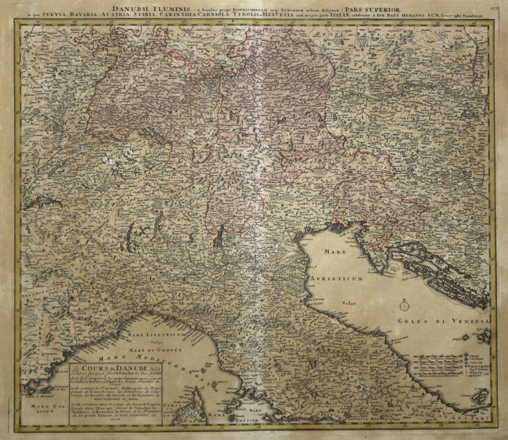 Map of Northern Italy Switzerland