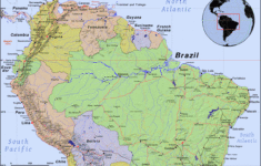 Northern South America · Public Domain Mapspat, The Free, Open intended for Map Of North And South America With Cities
