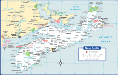 Nova Scotia Maps &amp; Facts - World Atlas with Printable Tourist Map Of Nova Scotia