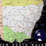 Nsw · New South Wales · Public Domain Mapspat, The Free, Open With Printable Map Of Nsw Area