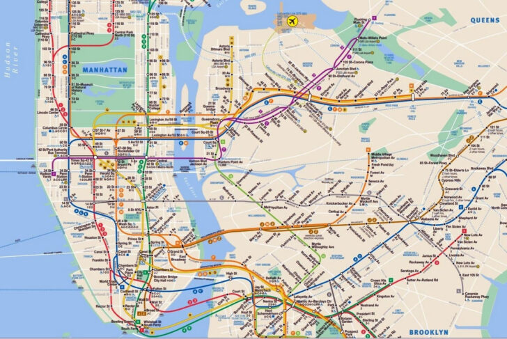 Printable New York City Subway Map