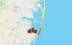 Ocean City, Md - 21842 - Real Estate Market Data - Neighborhoodscout for Ocean City Maryland Map Printable