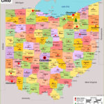Ohio State Map | Usa | Maps Of Ohio (Oh) Pertaining To Free Printable Map Of Ohio With Cities