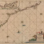 Old, Antique Map Of East Coast Of England & Scotlandvan Keulen With Regard To Map Of East Coast Of England And Scotland